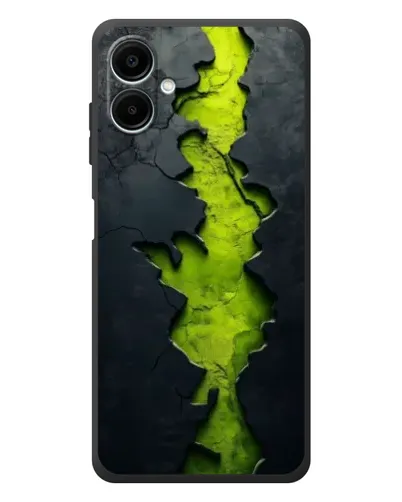 Чехол для Samsung Galaxy A08 с картинкой «Салатовый разлом скалы» Чехол для Samsung Galaxy A08 с картинкой «Салатовый разлом скалы»