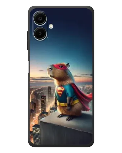 Чехол для Samsung Galaxy A08 с картинкой «Капи-мен супергерой» Чехол для Samsung Galaxy A08 с картинкой «Капи-мен супергерой»