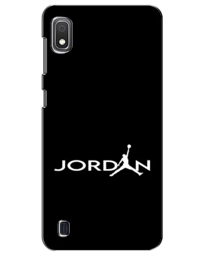 Чехол для Samsung Galaxy A10 2019 (A105F) с картинкой «Jordan White Logo»