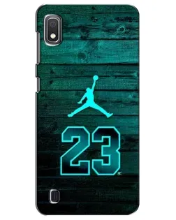 Чехол для Samsung Galaxy A10 2019 (A105F) с картинкой «Jordan Cyan 23»