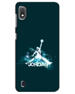Чехол для Samsung Galaxy A10 2019 (A105F) с картинкой «Jordan Blue Fire»