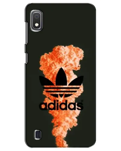 Чехол для Samsung Galaxy A10 2019 (A105F) с картинкой «Оранжевый дым Adidas»