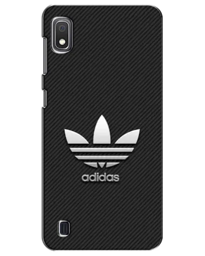 Чехол для Samsung Galaxy A10 2019 (A105F) с картинкой «Adidas Карбоновая текстура»