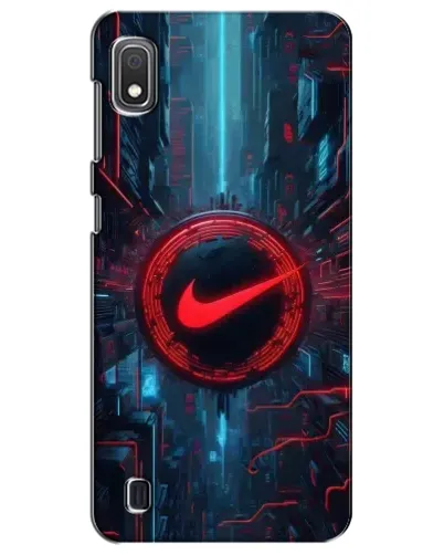 Чехол для Samsung Galaxy A10 2019 (A105F) с картинкой «Техногенный стиль Nike» Чехол для Samsung Galaxy A10 2019 (A105F) с картинкой «Техногенный стиль Nike»