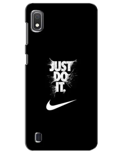 Чехол для Samsung Galaxy A10 2019 (A105F) с картинкой «Текстовый принт Nike» Чехол для Samsung Galaxy A10 2019 (A105F) с картинкой «Текстовый принт Nike»