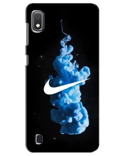 Чехол для Samsung Galaxy A10 2019 (A105F) с картинкой «Nike и синий дым» Чехол для Samsung Galaxy A10 2019 (A105F) с картинкой «Nike и синий дым»
