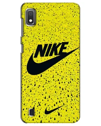 Чехол для Samsung Galaxy A10 2019 (A105F) с картинкой «Желтый текстурный Nike» Чехол для Samsung Galaxy A10 2019 (A105F) с картинкой «Желтый текстурный Nike»