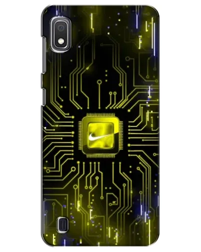 Чехол для Samsung Galaxy A10 2019 (A105F) с картинкой «Nike — золотая искра» Чехол для Samsung Galaxy A10 2019 (A105F) с картинкой «Nike — золотая искра»