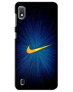 Чохол для Samsung Galaxy A10 2019 (A105F) з картинкою «Синій пульс Nike» Чохол для Samsung Galaxy A10 2019 (A105F) з картинкою «Синій пульс Nike»