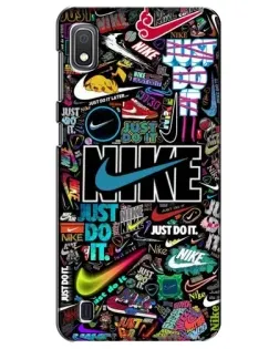 Чохол для Samsung Galaxy A10 2019 (A105F) з картинкою «Яскравий колаж Nike» Чохол для Samsung Galaxy A10 2019 (A105F) з картинкою «Яскравий колаж Nike»