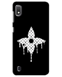 Чехол для Samsung Galaxy A10 2019 (A105F) с картинкой «Цветочная монограмма»