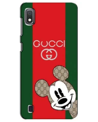 Чехол для Samsung Galaxy A10 2019 (A105F) с картинкой «Gucci — полосы и Микки»