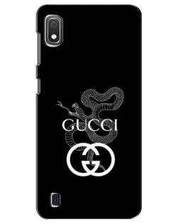 Чехол для Samsung Galaxy A10 2019 (A105F) с картинкой «Gucci — серебряная змея»