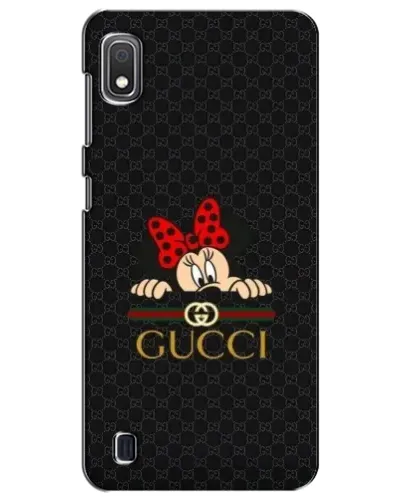 Чехол для Samsung Galaxy A10 2019 (A105F) с картинкой «Минни Маус Gucci — черный»