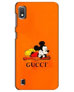 Чохол для Samsung Galaxy A10 2019 (A105F) з картинкою «Міккі Маус Gucci — помаранч»