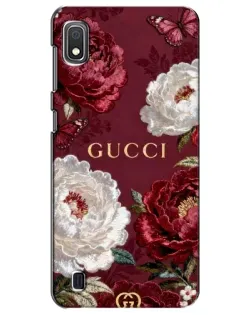 Чохол для Samsung Galaxy A10 2019 (A105F) з картинкою «Gucci — бордові троянди»