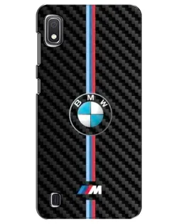 Чохол для Samsung Galaxy A10 2019 (A105F) з картинкою «Емблема BMW та карбон»