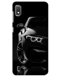 Чохол для Samsung Galaxy A10 2019 (A105F) з картинкою «Чорна BMW — профіль»
