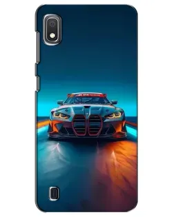 Чохол для Samsung Galaxy A10 2019 (A105F) з картинкою «BMW — вогні неону»