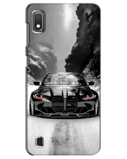 Чохол для Samsung Galaxy A10 2019 (A105F) з картинкою «BMW — акварельний дрифт»