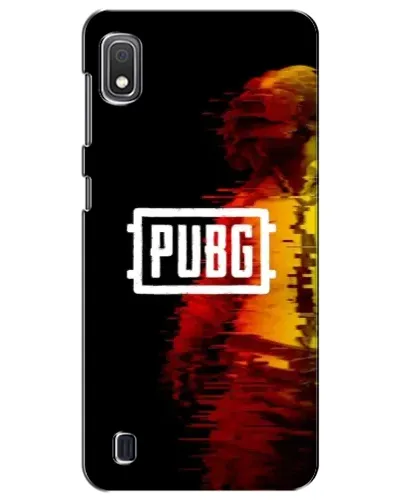 Чехол для Samsung Galaxy A10 2019 (A105F) с картинкой «Яркий логотип PUBG»