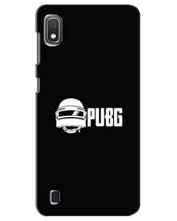 Чехол для Samsung Galaxy A10 2019 (A105F) с картинкой «PUBG — классический лого»