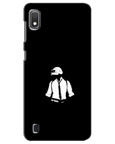 Чехол для Samsung Galaxy A10 2019 (A105F) с картинкой «PUBG — белый шлем»