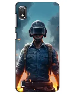 Чехол для Samsung Galaxy A10 2019 (A105F) с картинкой «PUBG — реалистичный герой»