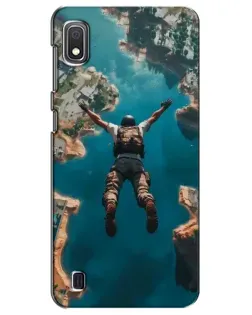 Чехол для Samsung Galaxy A10 2019 (A105F) с картинкой «PUBG — свободное падение»
