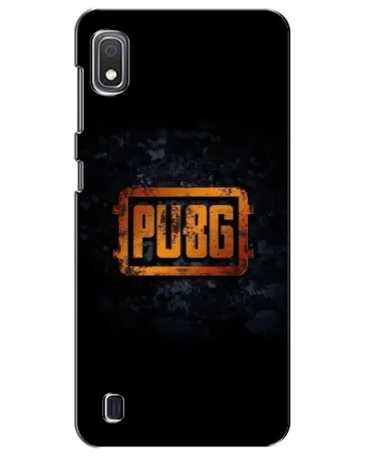 Чехол для Samsung Galaxy A10 2019 (A105F) с картинкой «PUBG — золотой логотип»