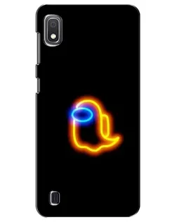 Чохол для Samsung Galaxy A10 2019 (A105F) з картинкою «Among Us неонове сяйво»