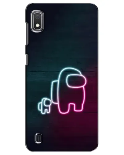Чохол для Samsung Galaxy A10 2019 (A105F) з картинкою «Among Us неон-арт»