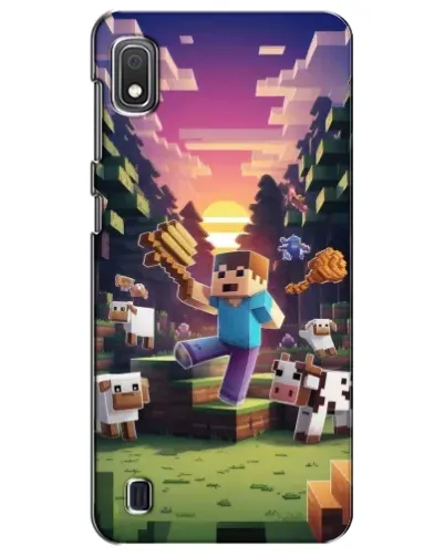 Чохол для Samsung Galaxy A10 2019 (A105F) з картинкою «Стів на фермі» Чохол для Samsung Galaxy A10 2019 (A105F) з картинкою «Стів на фермі»