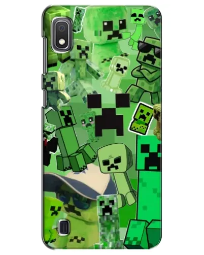 Чохол для Samsung Galaxy A10 2019 (A105F) з картинкою «Кріпери Minecraft» Чохол для Samsung Galaxy A10 2019 (A105F) з картинкою «Кріпери Minecraft»
