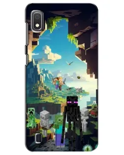 Чохол для Samsung Galaxy A10 2019 (A105F) з картинкою «Ендермен у лісі»