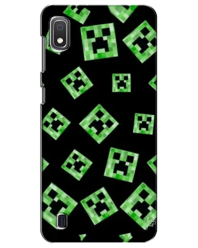 Чохол для Samsung Galaxy A10 2019 (A105F) з картинкою «Паттерн з кріперами» Чохол для Samsung Galaxy A10 2019 (A105F) з картинкою «Паттерн з кріперами»