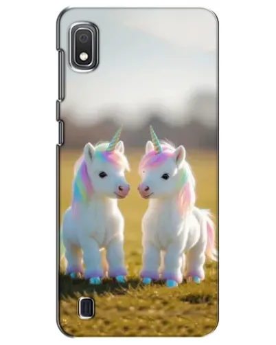 Чехол для Samsung Galaxy A10 2019 (A105F) с картинкой «Пара единорогов» Чехол для Samsung Galaxy A10 2019 (A105F) с картинкой «Пара единорогов»