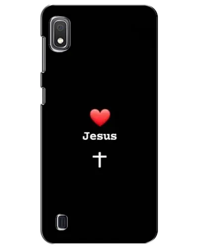 Чехол для Samsung Galaxy A10 2019 (A105F) с картинкой «Сердце - Jesus» Чехол для Samsung Galaxy A10 2019 (A105F) с картинкой «Сердце - Jesus»
