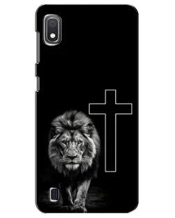 Чехол для Samsung Galaxy A10 2019 (A105F) с картинкой «Лев и Крест» Чехол для Samsung Galaxy A10 2019 (A105F) с картинкой «Лев и Крест»