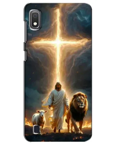 Чехол для Samsung Galaxy A10 2019 (A105F) с картинкой «Лев Иуды и Свет» Чехол для Samsung Galaxy A10 2019 (A105F) с картинкой «Лев Иуды и Свет»