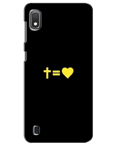 Чехол для Samsung Galaxy A10 2019 (A105F) с картинкой «Сердце и Крест» Чехол для Samsung Galaxy A10 2019 (A105F) с картинкой «Сердце и Крест»