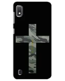 Чехол для Samsung Galaxy A10 2019 (A105F) с картинкой «Милитари Крест»