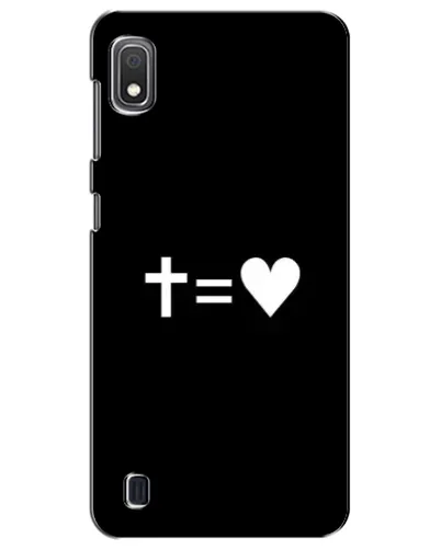 Чехол для Samsung Galaxy A10 2019 (A105F) с картинкой «Крест и Сердце» Чехол для Samsung Galaxy A10 2019 (A105F) с картинкой «Крест и Сердце»
