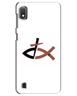 Чехол для Samsung Galaxy A10 2019 (A105F) с картинкой «Рыба и крест»