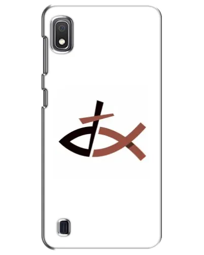 Чехол для Samsung Galaxy A10 2019 (A105F) с картинкой «Рыба и крест» Чехол для Samsung Galaxy A10 2019 (A105F) с картинкой «Рыба и крест»