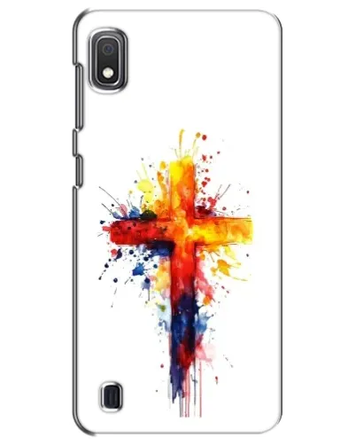 Чехол для Samsung Galaxy A10 2019 (A105F) с картинкой «Акварельный крест» Чехол для Samsung Galaxy A10 2019 (A105F) с картинкой «Акварельный крест»