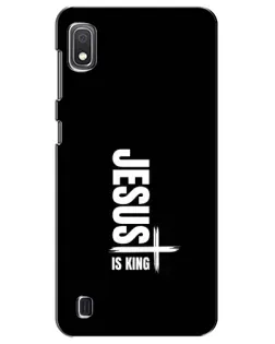 Чехол для Samsung Galaxy A10 2019 (A105F) с картинкой «Вертикаль веры Jesus»