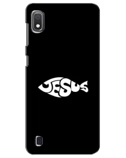 Чехол для Samsung Galaxy A10 2019 (A105F) с картинкой «Рыба Jesus»