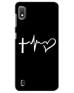 Чехол для Samsung Galaxy A10 2019 (A105F) с картинкой «Пульс веры»