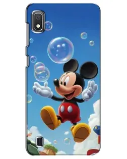 Чехол для Samsung Galaxy A10 2019 (A105F) с картинкой «Mickey и мыльные пузыри»